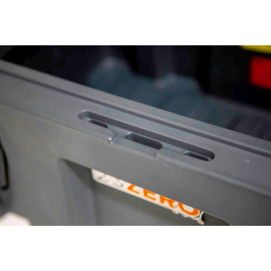 23ZERO 70 Liter Overland Storage Gear Box - Gray close up