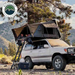 OVS HD Bushveld Cantilever Hard Shell Roof Top Tent Grey Body & Tan Rainfly 4runner