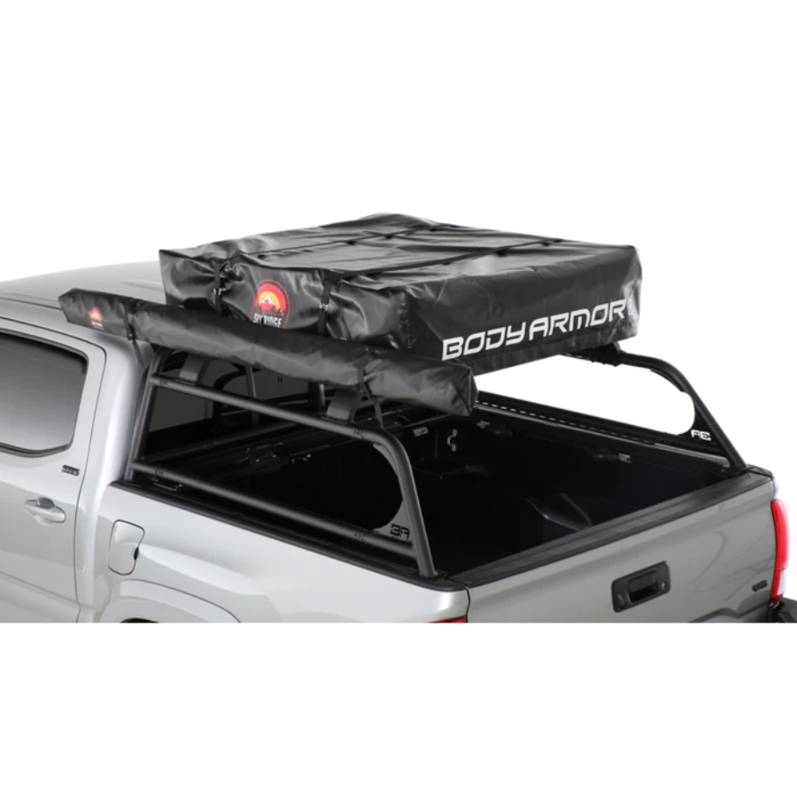 Body Armor 4x4 SKY RIDGE 6.5' AWNING closed with roof top tent