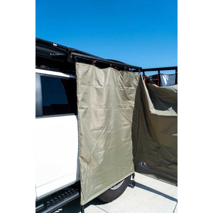 Tuff Stuff Overland Mounted Shower Tent Enclosure, 42x42 Inches folding walls