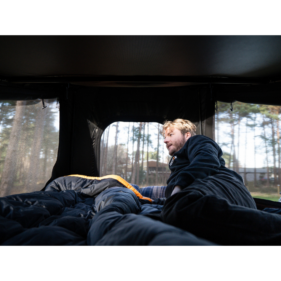 TentBox GO Rooftop Tent back interior view