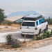 Tuff Stuff Overland 180 Degree Awning, XL, Driver or Passenger Side, C-Channel Aluminum, Olive rear right view