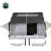 OVS HD Nomadic 3 Arctic White Extended Soft Shell Roof Top Tent, White Body Dark Grey Rainfly front 