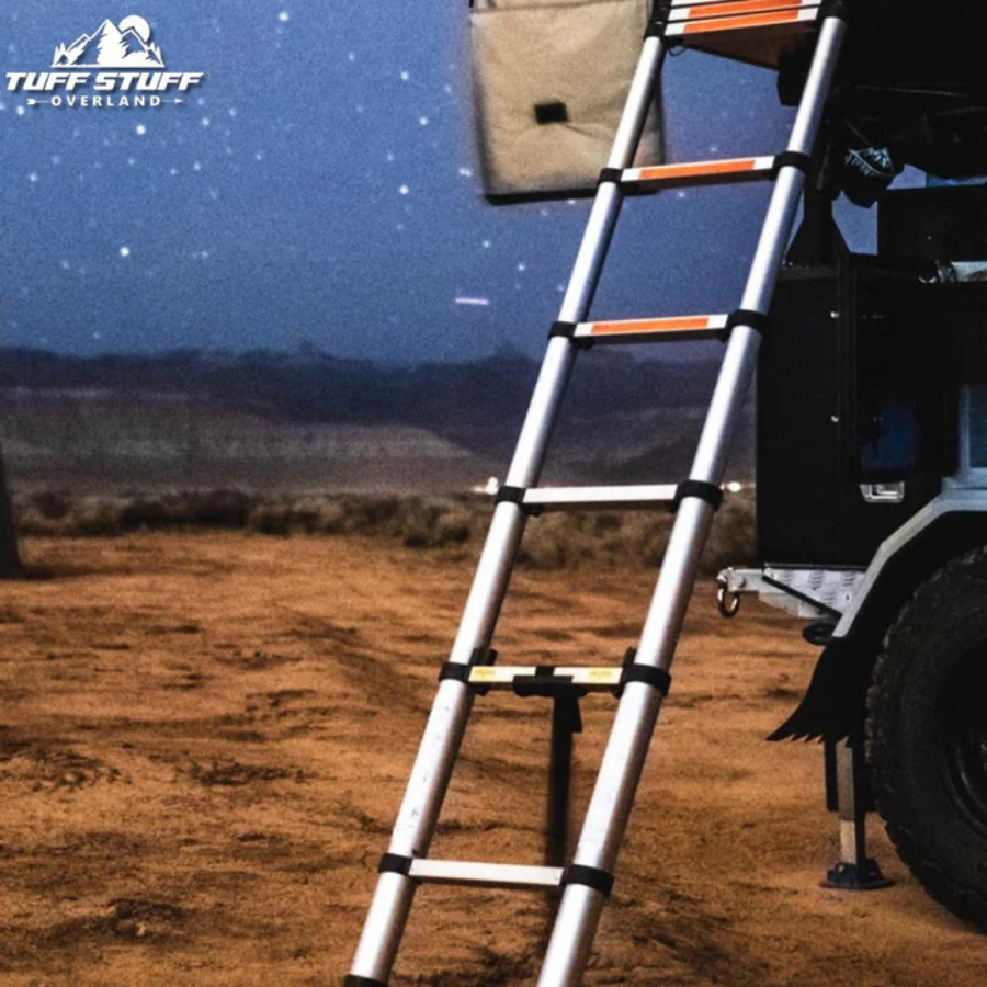 Tuff Stuff Overland Telescoping Ladder, 102 Inch, 330 Load Capacity