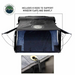 OVS XD Everest Cantilever Aluminum Hard Shell Roof Top Tent, Blue Body & Black Rainfly window flaps and rainfly