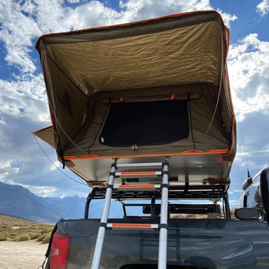 Tuff Stuff Overland Alpha II Hardshell Rooftop Tent, ABS, 2 Person, Black lower view