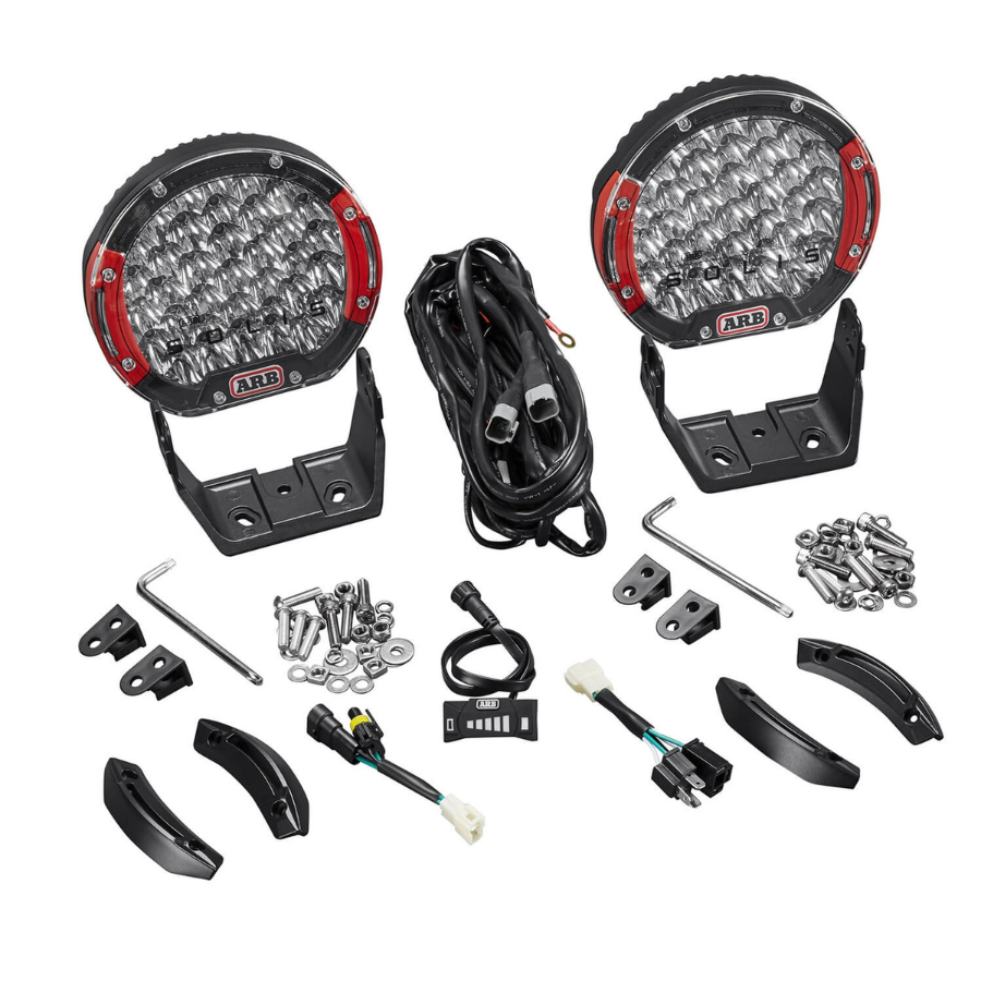 ARB Intensity Solis 36 Spot Driving Light Kit and hardware