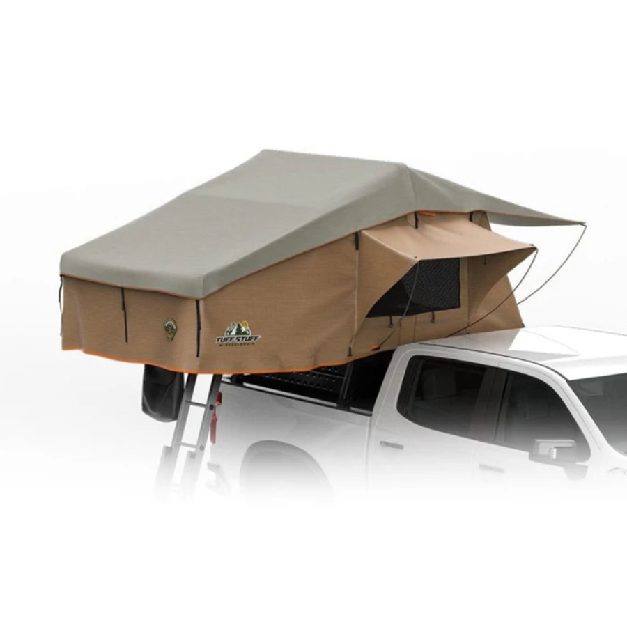 Tuff Stuff Overland Ranger 65 Rooftop Tent, 3 Person, Tan