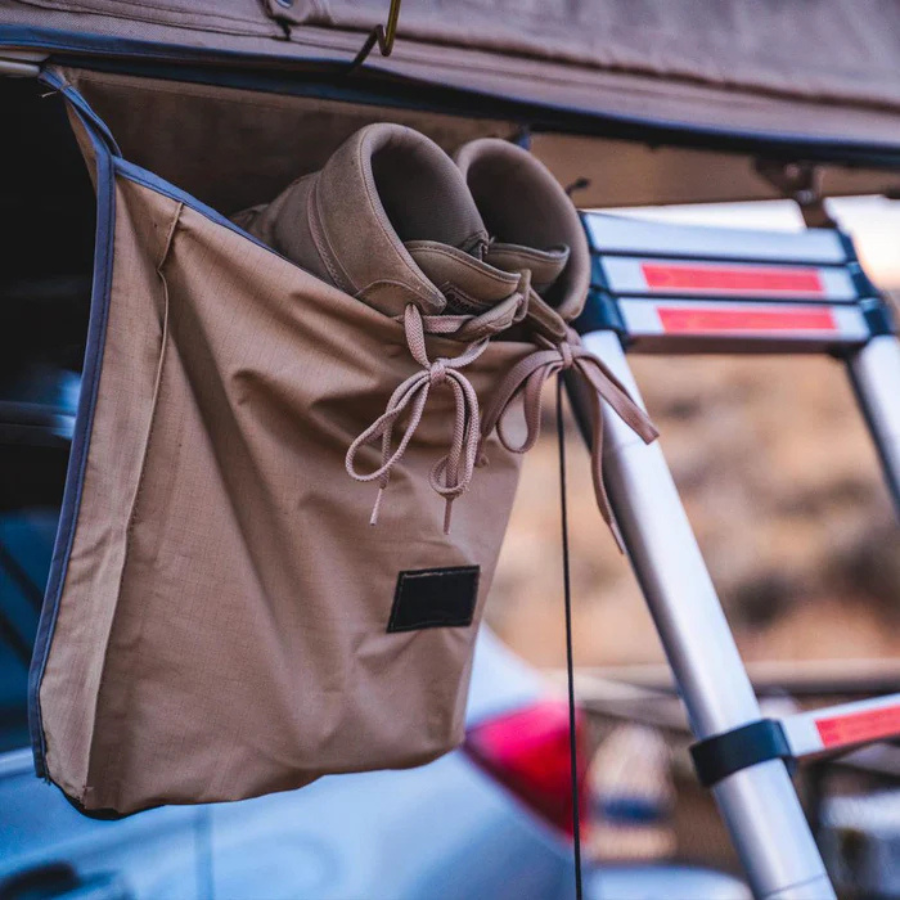 Tuff Stuff Overland Trailhead Rooftop Tent, 2 Person, Tan shoes bag