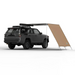 Tuff Stuff Overland Truck or Car Awning Shade Wall, 6.5x8 Feet, Poly-Cotton Ripstop left view