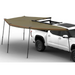 Tuff Stuff Overland 270 Degree Awning, XL, Passenger Side, C-Channel Aluminum, Olive front side view