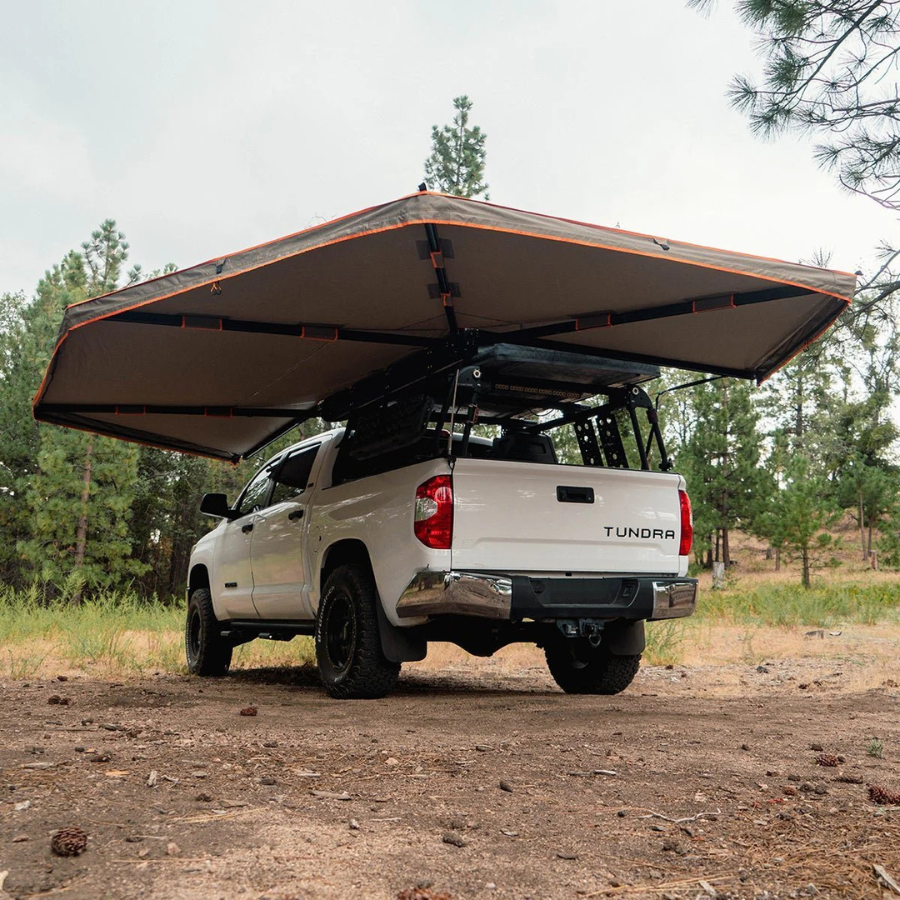 Tuff Stuff Overland 270 Degree Awning, XL, Driver Side, C-Channel Aluminum, Olive bottom view