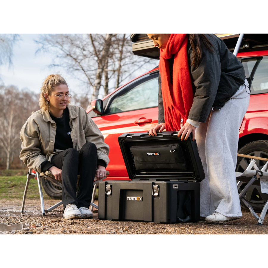 TentBox Chuck Box outdoor with lid open