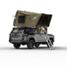 TUFF STUFF OVERLAND  ALPHA HARDSHELL ROOFTOP TENT, ABS, 2-3 PERSON, BLACK left front corner profile