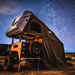 Tuff Stuff Overland Alpha / Stealth Annex Room, 98x87 Inches, Olive on camping trailer with stars