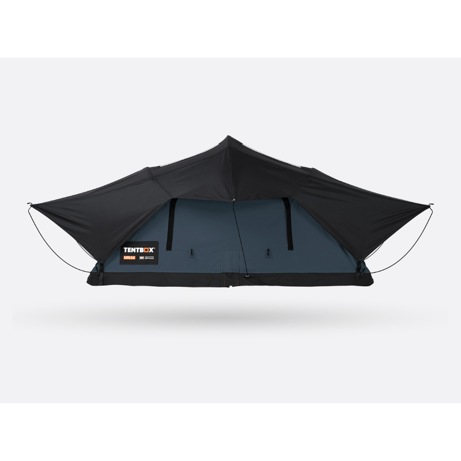 TentBox Lite 2.0 Rooftop Tent side profile - slate color