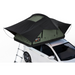 TentBox Lite 2.0 Rooftop Tent corner profile - forest color