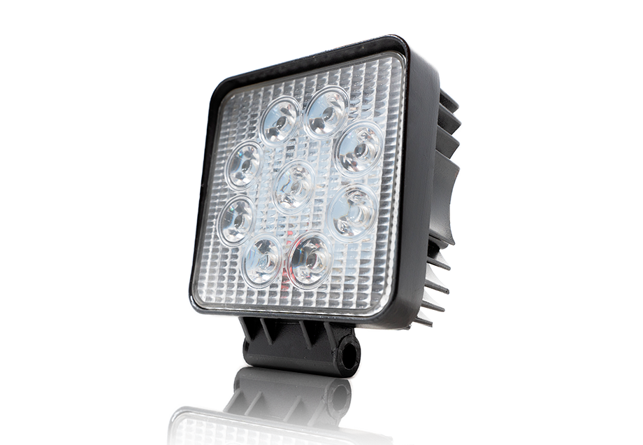 Cali Raised LED 27W Square Work Light