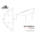 Tuff Stuff Overland 180 Degree Awning, XL, Driver or Passenger Side, C - Channel Aluminum, Olive - Beyond The Grid Overland
